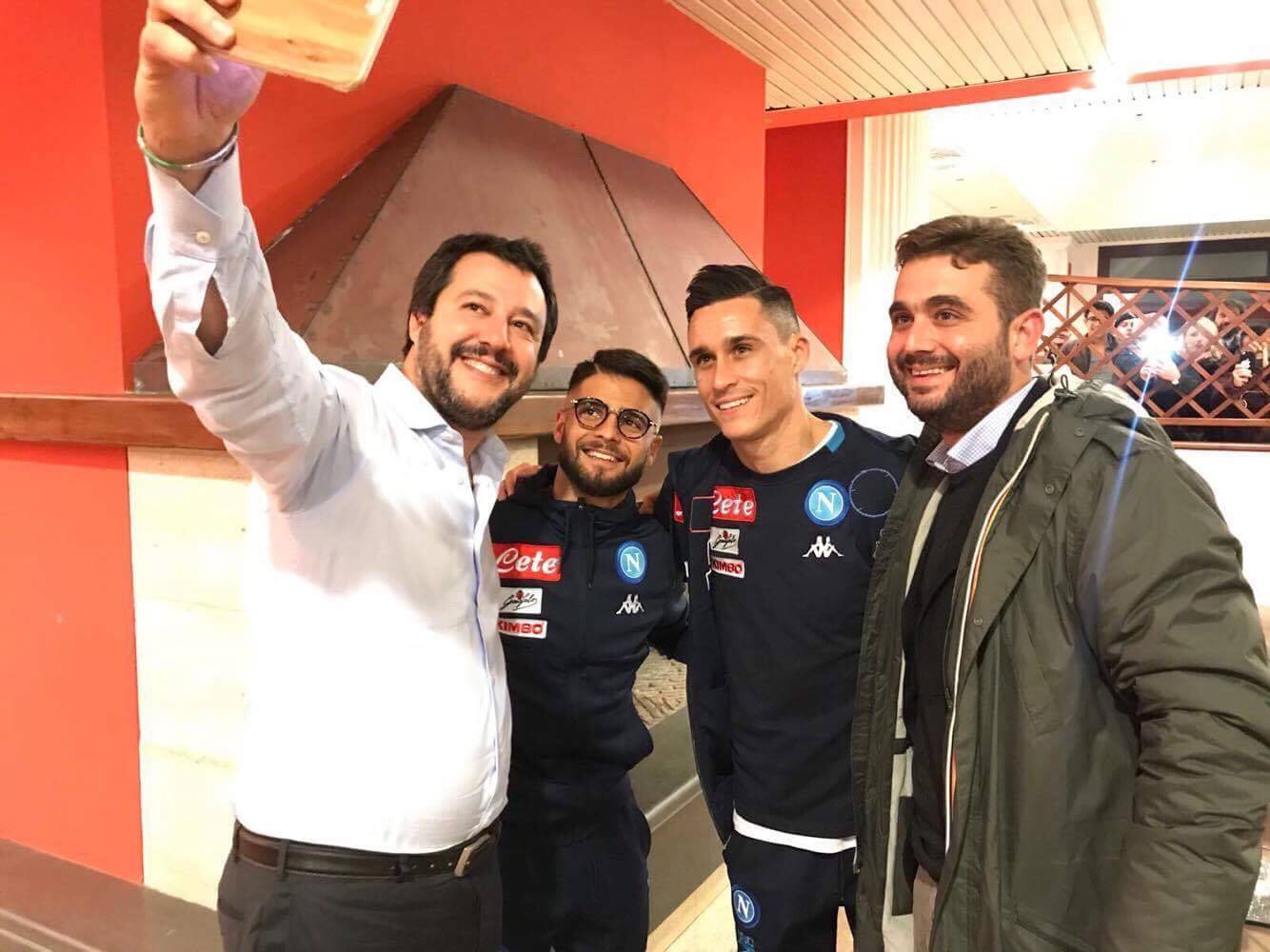 matteo salvini insigne callejòn