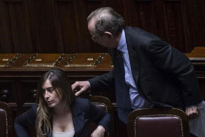 pier carlo padoan maria elena boschi