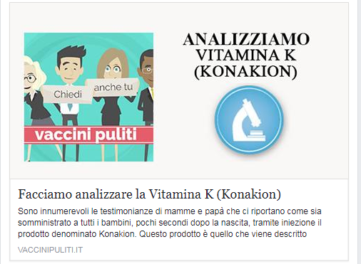 La storia della raccolta fondi per cercare i nanometalli nella Vitamina K article-post