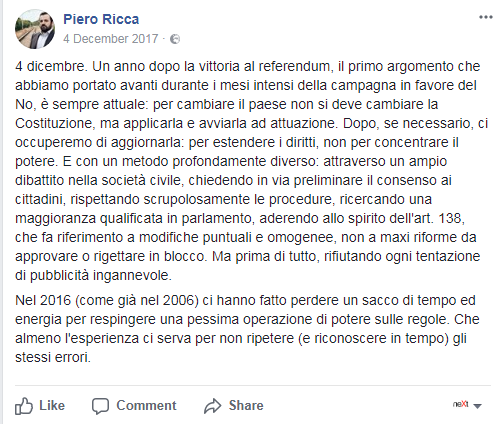 PIERO RICCA m5s senato milano - 2