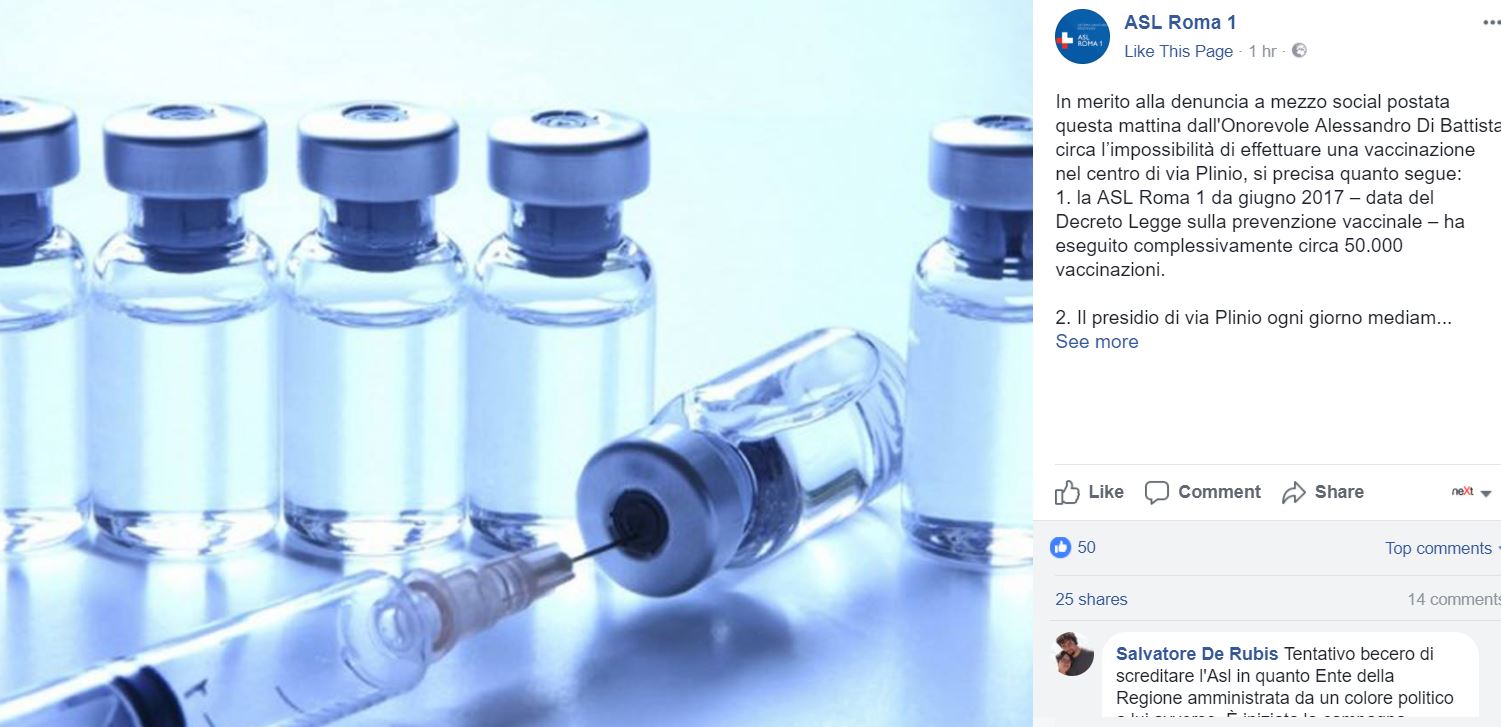 asl di battista vaccini