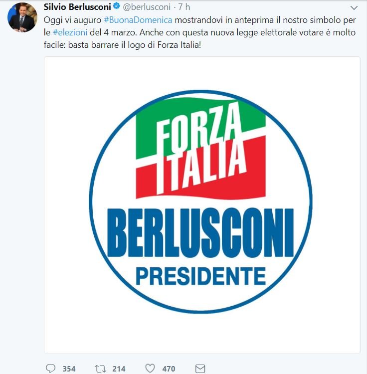 berlusconi presidente forza italia