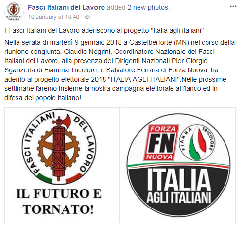 forza nuova fiamma tricolore italia agli italiani fasci italiani del lavoro - 4