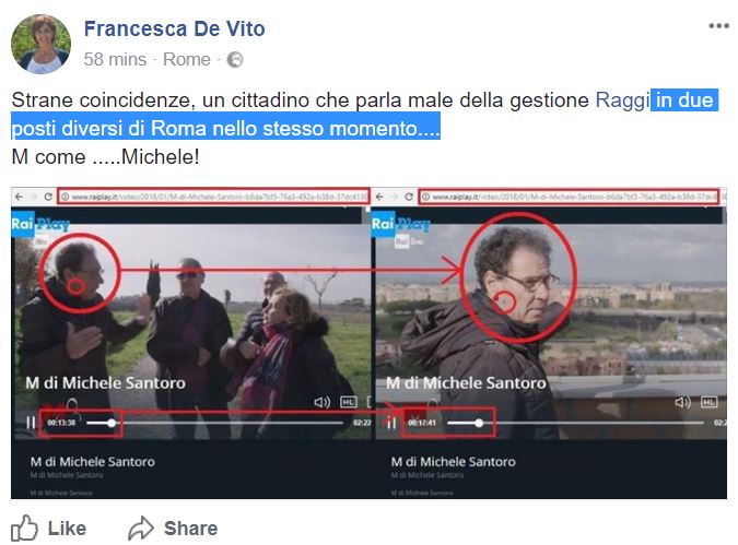 La candidata M5S e le "strane coincidenze" nella trasmissione di Santoro article-post