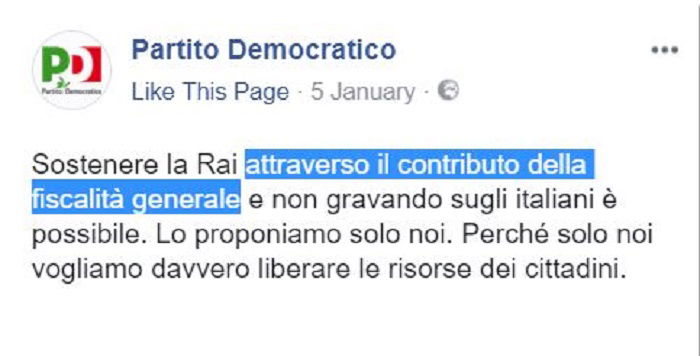 Il PD, gli italiani che pagano le tasse e la fiscalità generale article-post