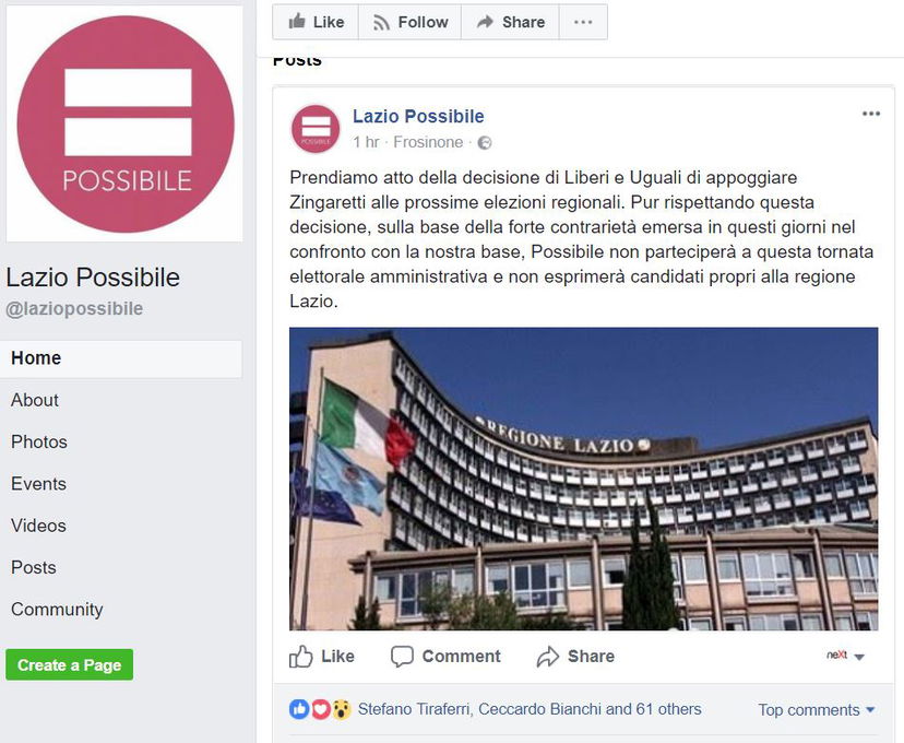 Grasso si allea con Zingaretti, LeU si spacca article-post