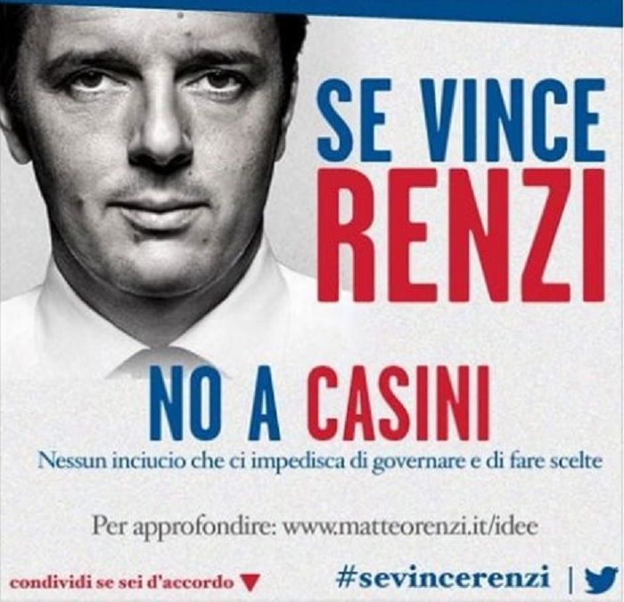 «Se vince Renzi, no a Casini» article-post