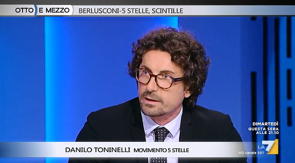 Il favoloso mondo M5S di Toninelli a Otto e Mezzo article-post