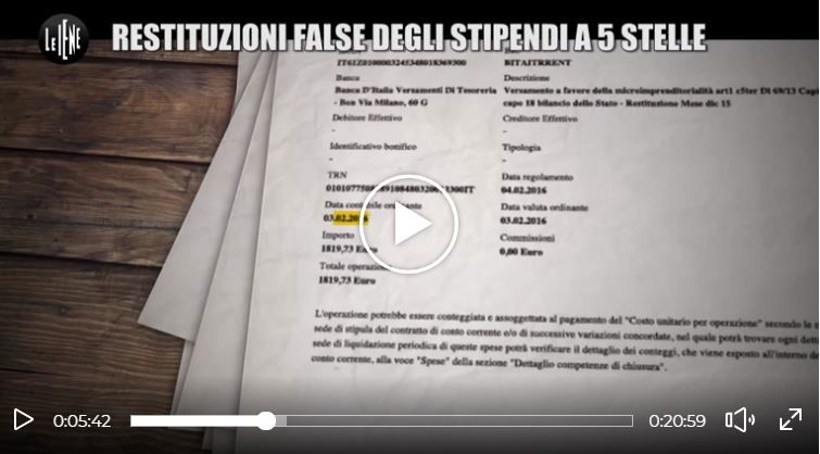 andrea cecconi false restituzioni movimento 5 stelle