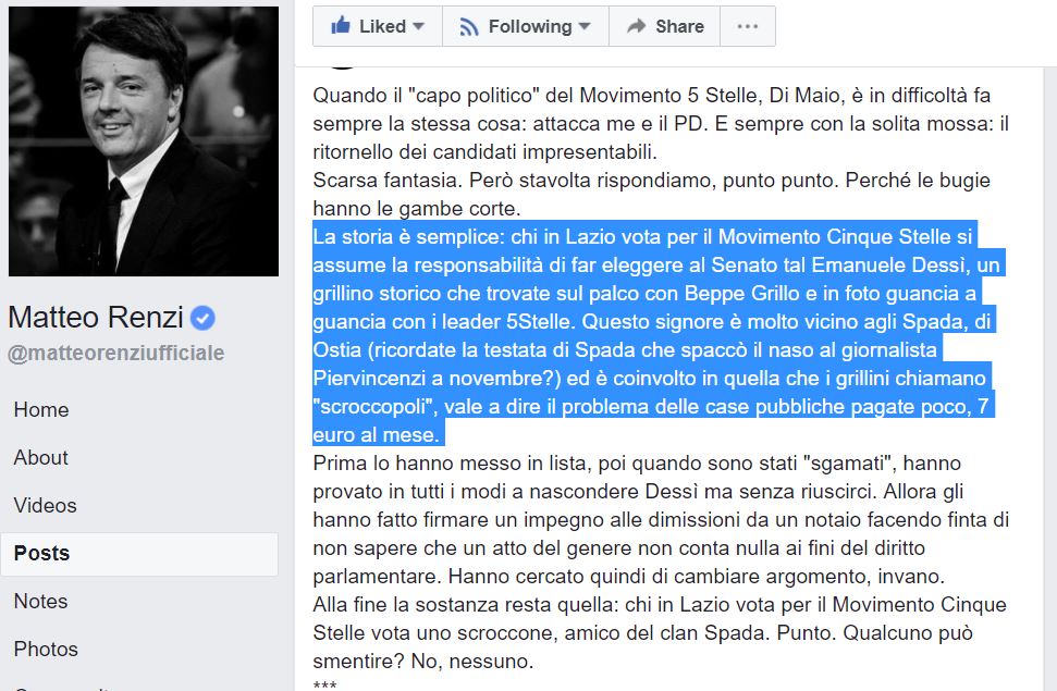 emanuele dessì matteo renzi