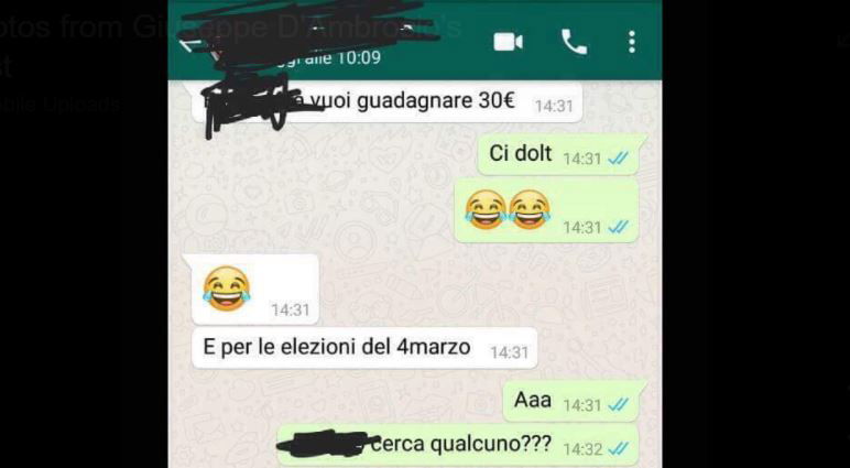 Giuseppe D’Ambrosio e i voti da comprare per 30 euro article-post
