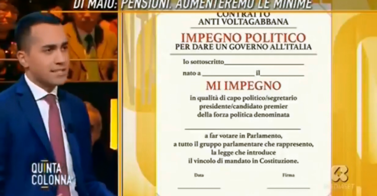 luigi di maio voltagabbana quinta colonna - 1