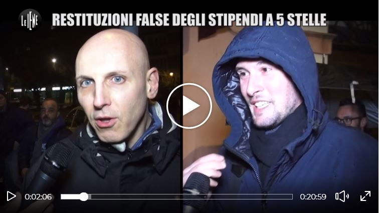 restituzioni false stipendi movimento 5 stelle