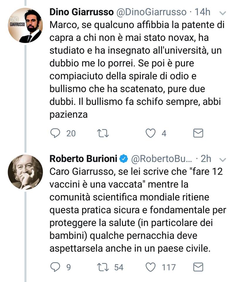roberto burioni dino giarrusso 1