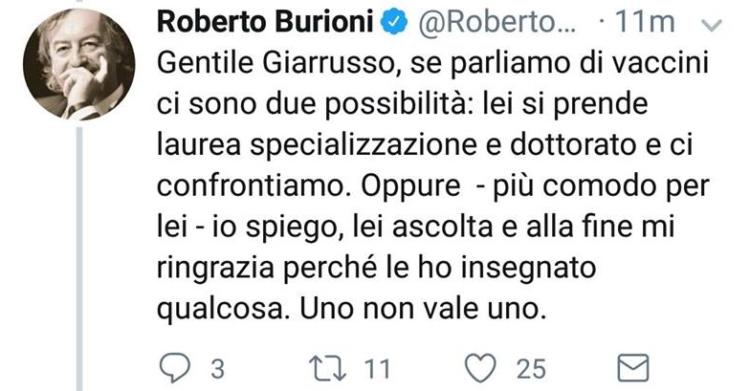 roberto burioni dino giarrusso