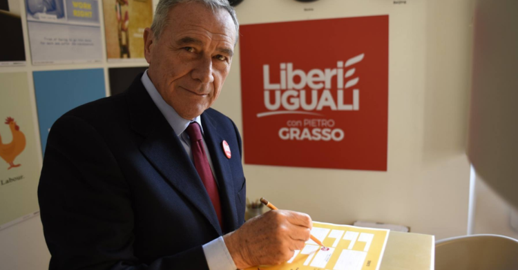 liberi e uguali sconfitta -pietro grasso - 1