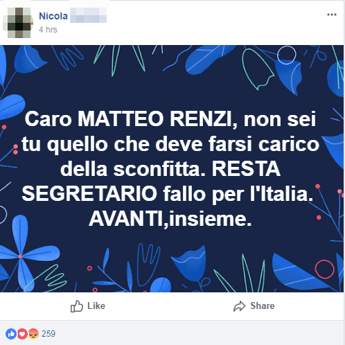 Come hanno preso i renziani la sconfitta del PD article-post