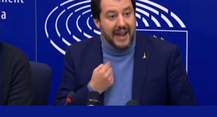 salvini giornalisti strasburgo stampa - 11