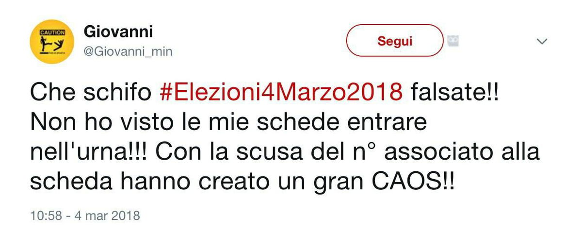 Le schede sbagliate e il voto annullato a Roma Parioli article-post