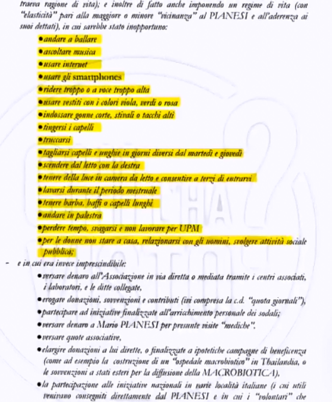 mario pianesi macrobiotico setta chi l'ha visto regole - 4