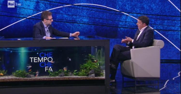 matteo renzi che tempo che fa pd governo