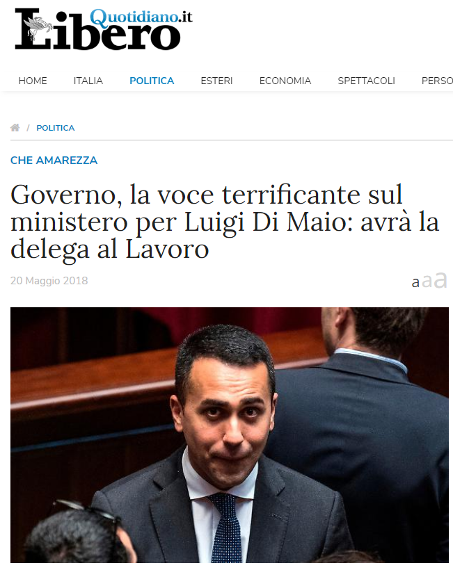 luigi di maio super ministro lavoro sviluppo economico - 1