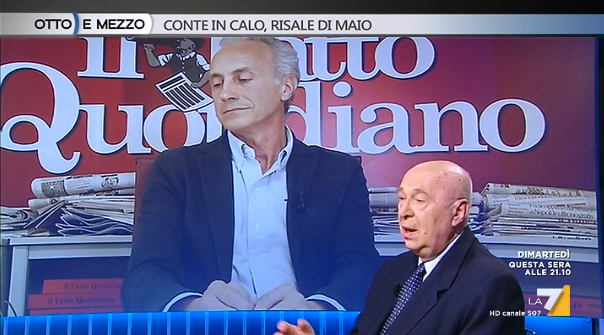 marco travaglio otto e mezzo giuseppe conte premier non eletto - 2