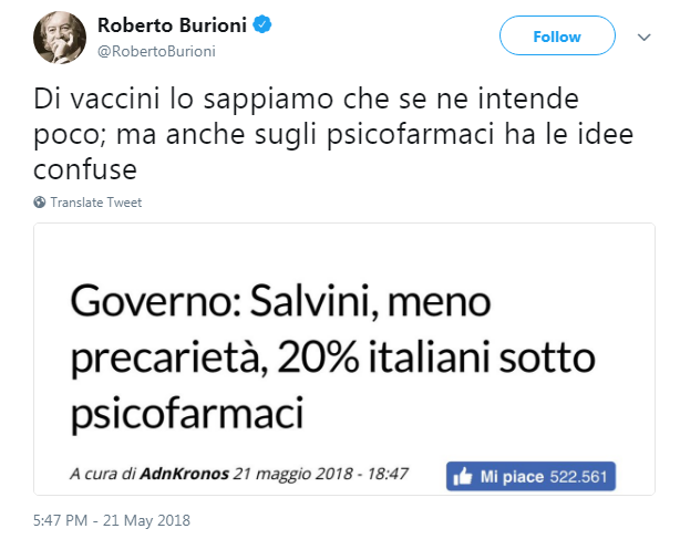 salvini psicofarmaci italiani crisi depressione - 1