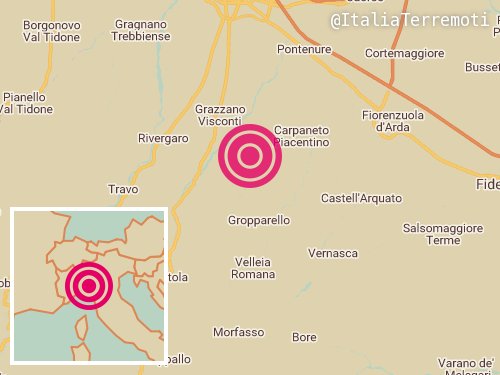 Terremoto a Gropparello (Piacenza) article-post