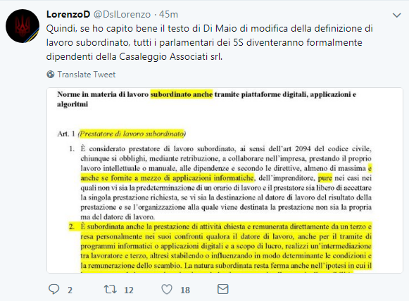 di maio decreto dignità riders gig economy contratto subordinato - 3