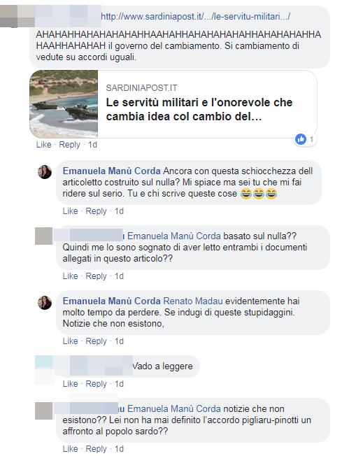emanuela corda servitù militari sardegna - 2