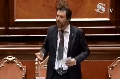 Tutte le fregnacce di Salvini in Senato su Aquarius e rifugiati article-post