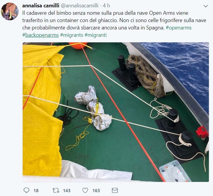 annalisa camilli bimbo morto mar mediterraneo