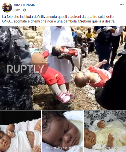 bambini morti libia foto fake bambolotti reborn - 5