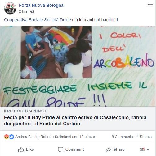 centri estivi bologna gay pride coop dolce bambini - 2