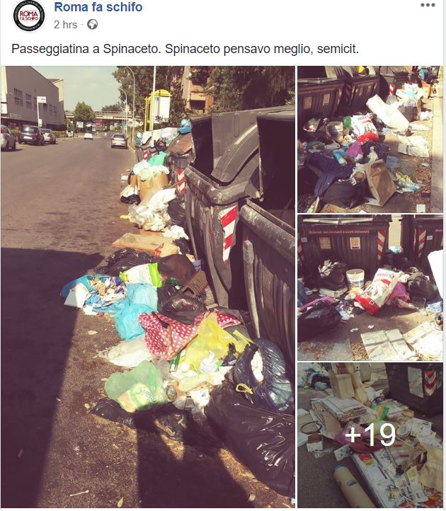 emergenza rifiuti roma