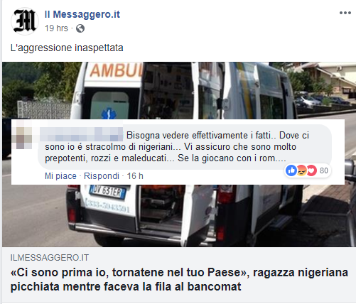 Gli italiani che giustificano tutti i crimini sugli immigrati article-post
