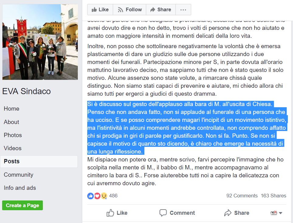 eva barbanera cetona