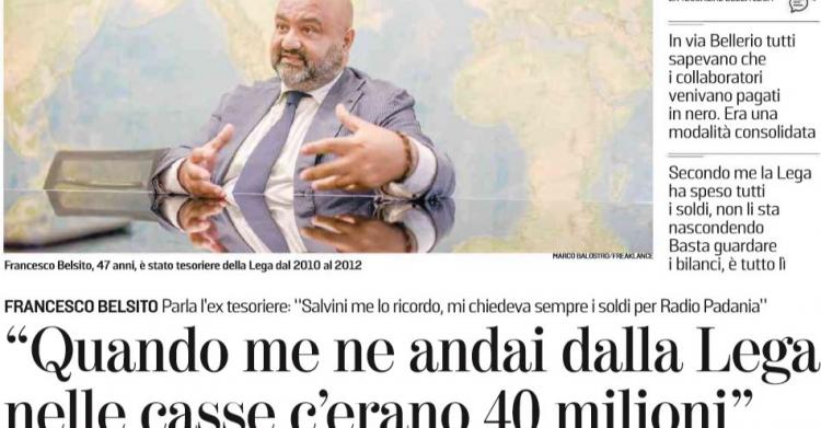 francesco belsito soldi lega