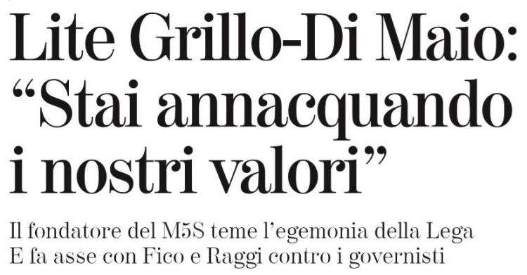 lite grillo di maio
