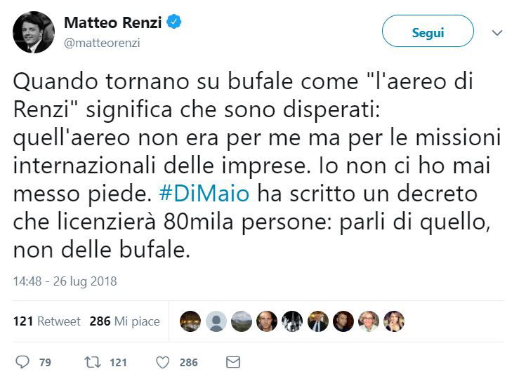 matteo renzi air force renzi