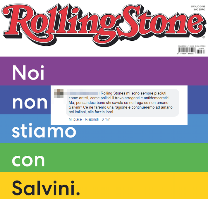 Cosa succede quando Matteo Salvini aizza i suoi follower contro Rolling Stone article-post