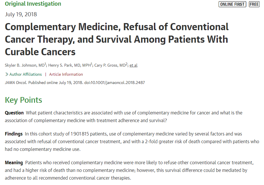 medicine complementari sopravvivenza cancro - 2