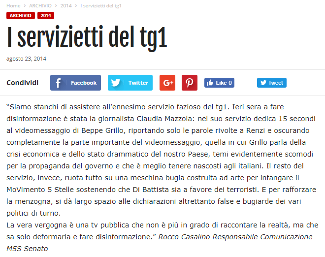 movimento 5 stelle presidenza rai voto rousseau mazzola servizietti - 1