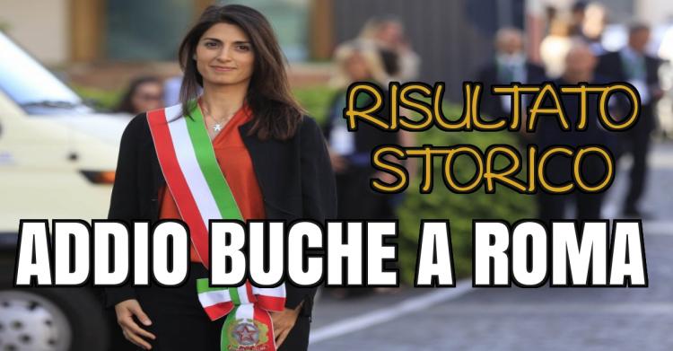 virginia raggi buche roma
