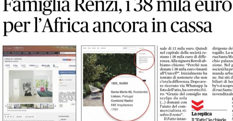 38mila euro famiglia renzi
