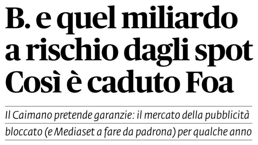 Berlusconi e il complotto contro Marcello Foa in RAI article-post