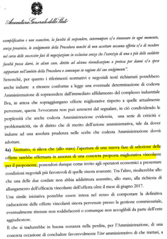 di maio ilva parere avvocatura - 2