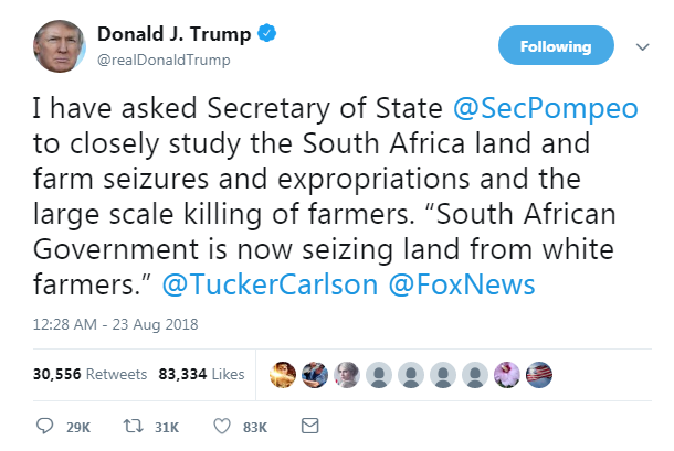 donald trump kkk apartheid sud africa - 1