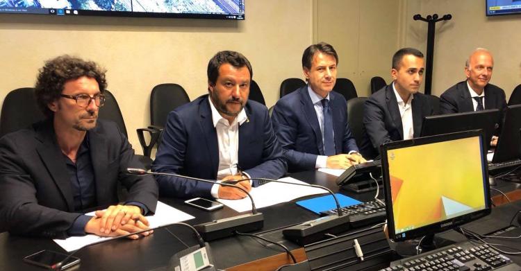 governo conte salvini di maio toninelli genova ponte morandi - 3